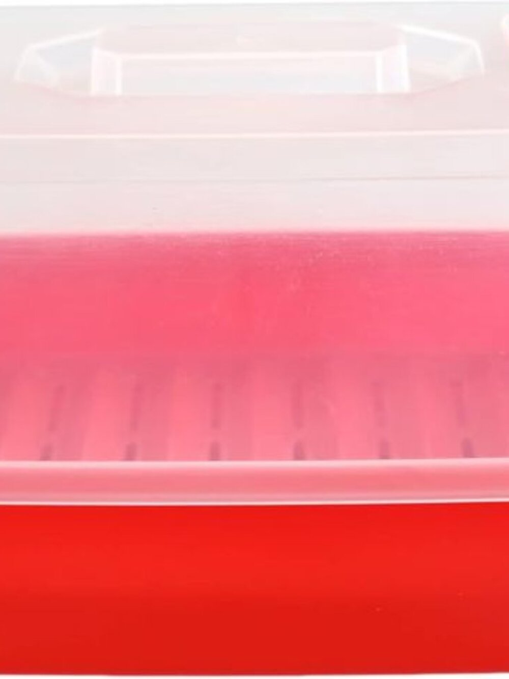 HOME-X Microwave Roasting Pan, Red